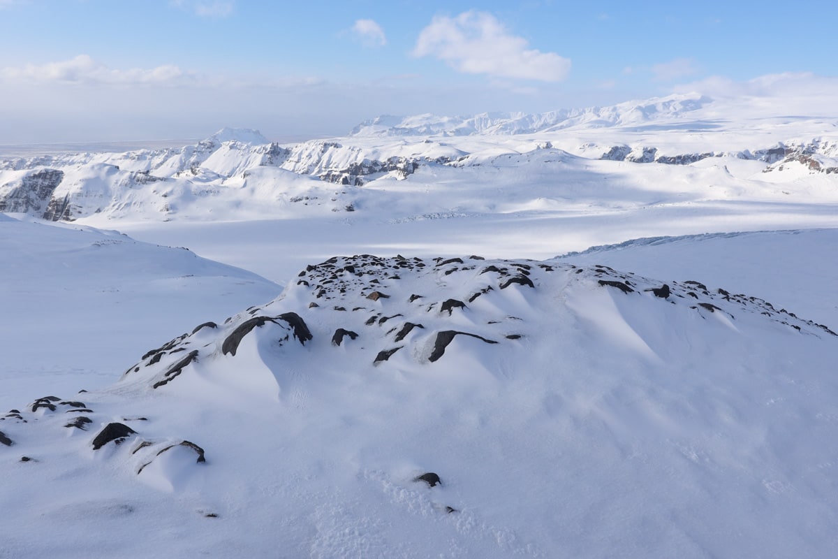 Panorama depuis le Mýrdalsjökull