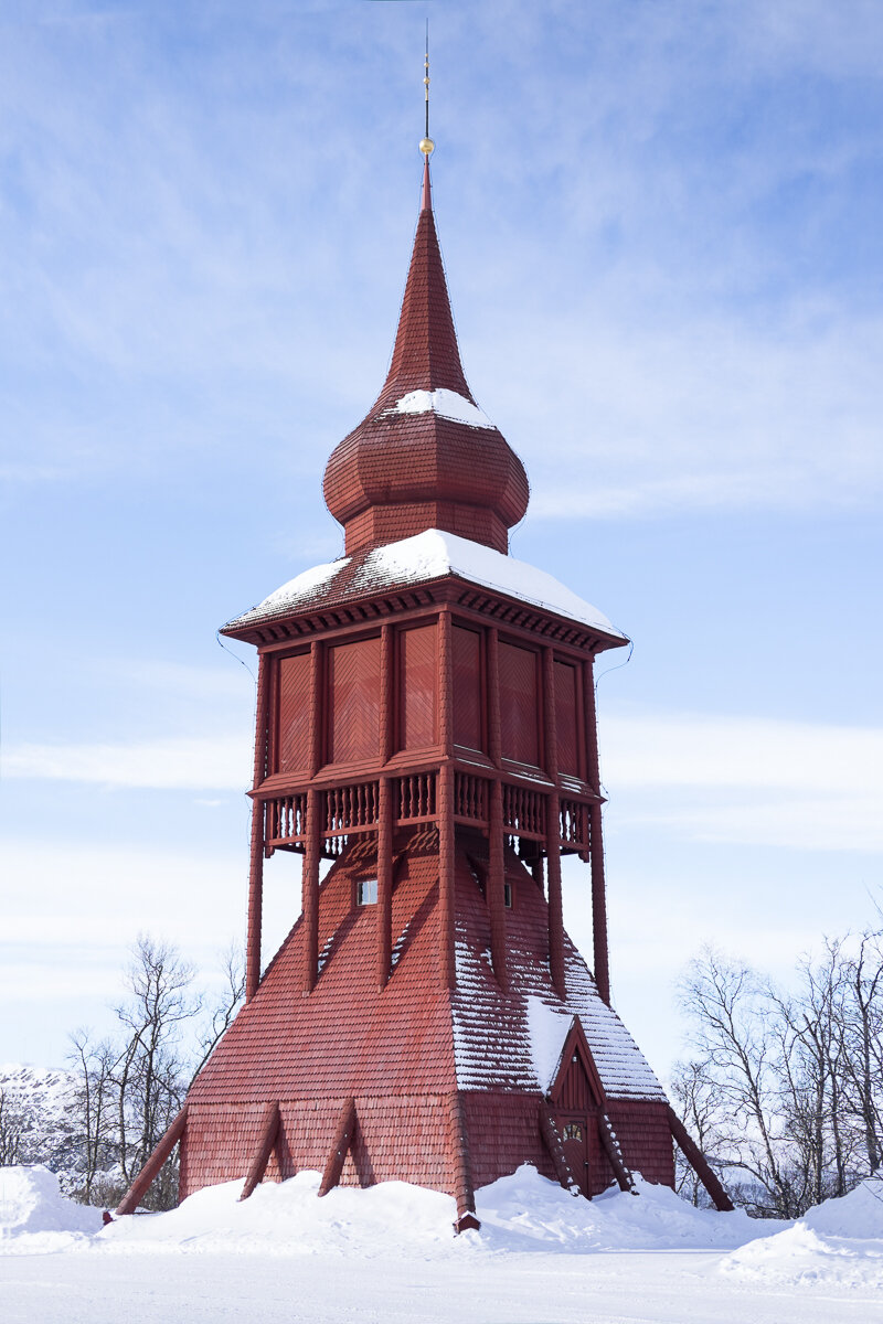 Clocher de l'église de Kiruna