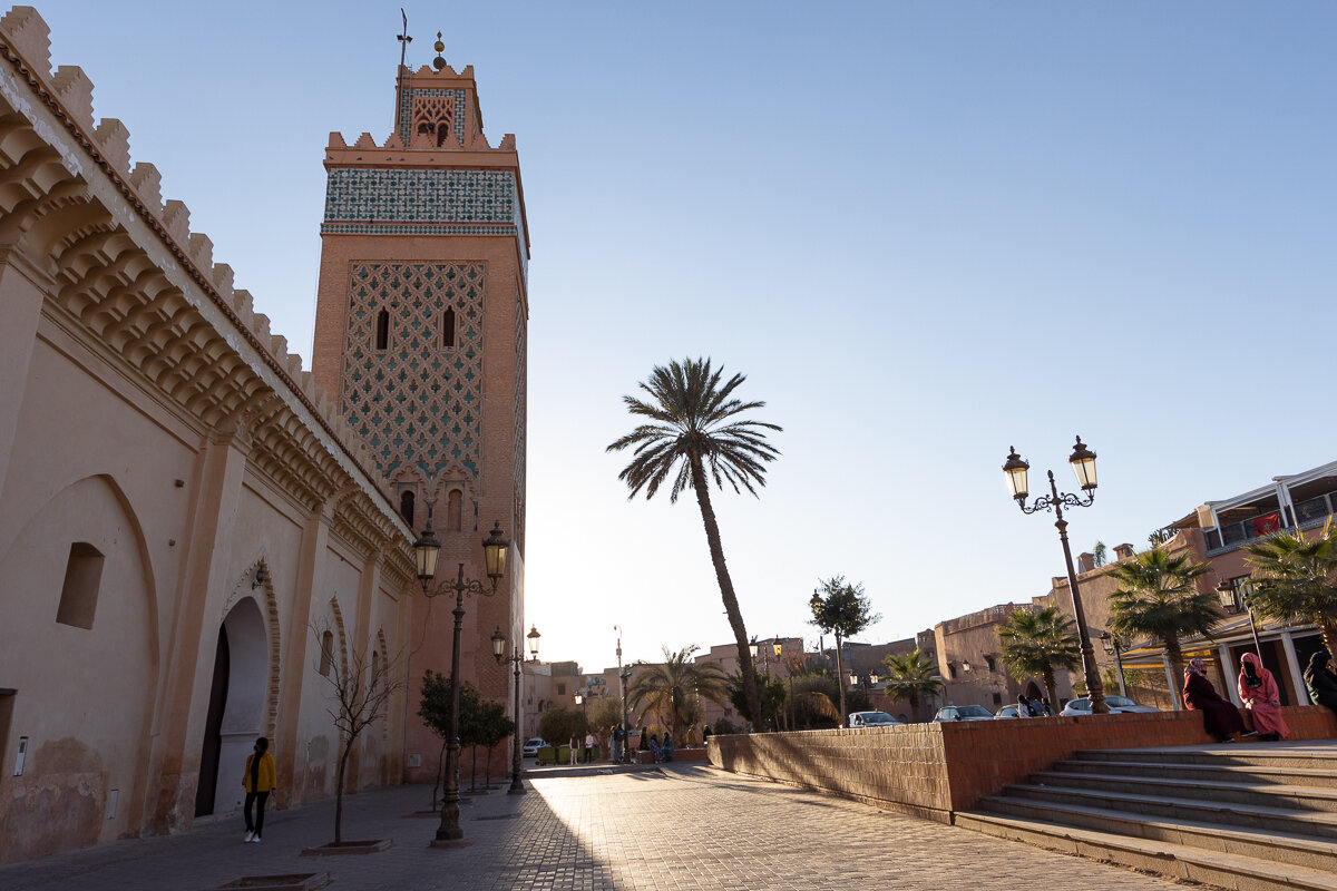 Mosquée dans la Kasbah à Marrakech