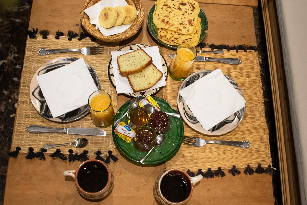 Petit-déjeuner au ksar kasbah and spa