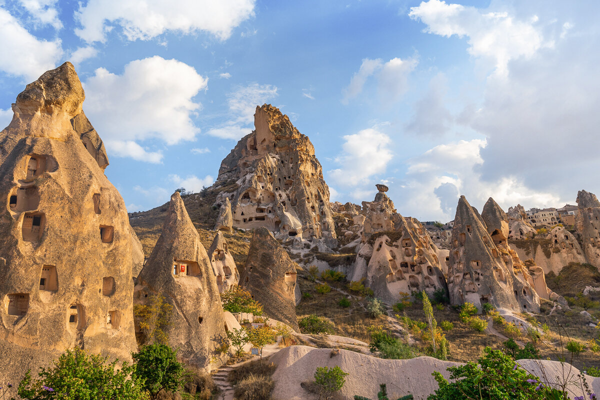 Maisons troglodytes en Cappadoce
