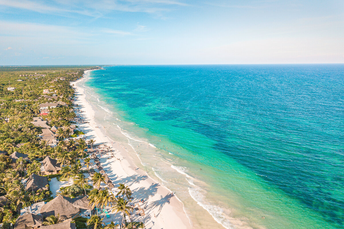 Zone hôtelière des plages à Cancun
