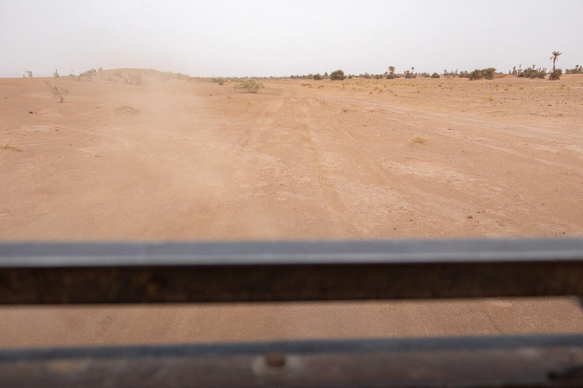 Transfert en 4x4 dans le désert au Maroc