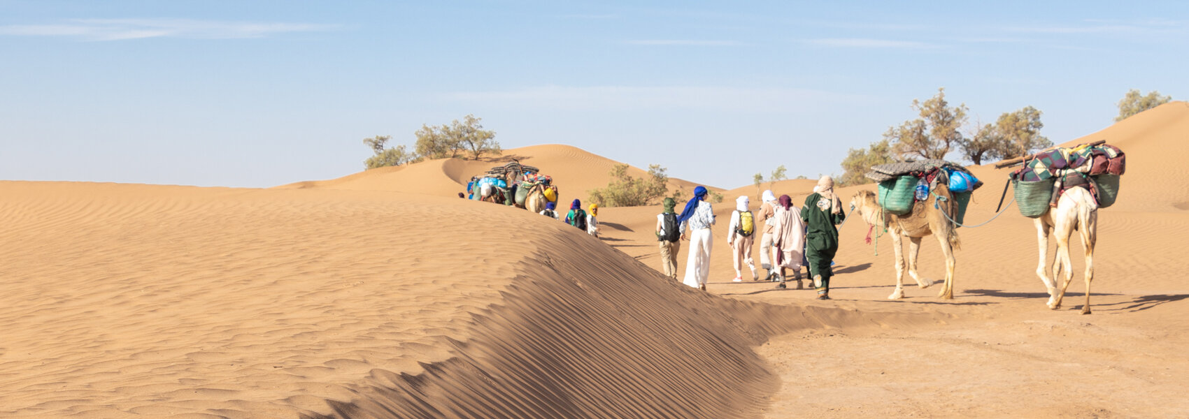 Trek dans le désert au Maroc