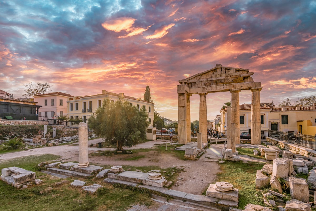 Agora romaine à Athènes