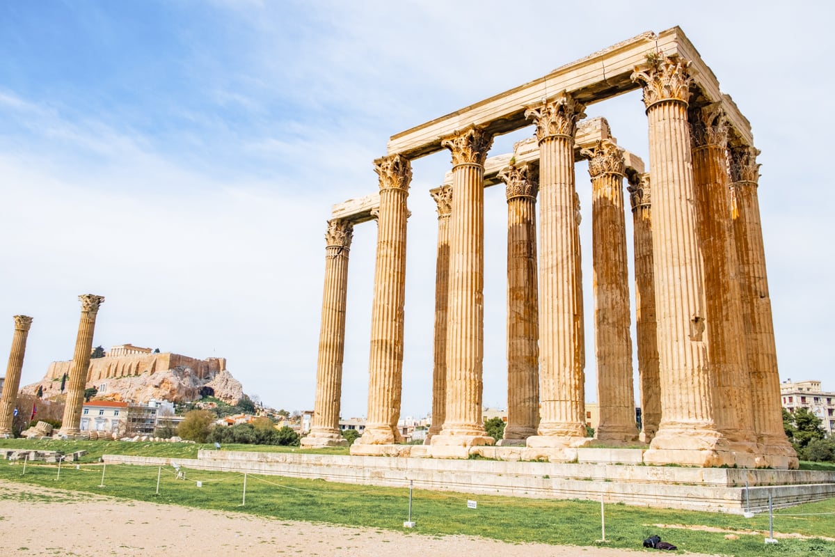 Temple de l'Olympiéion à Athènes