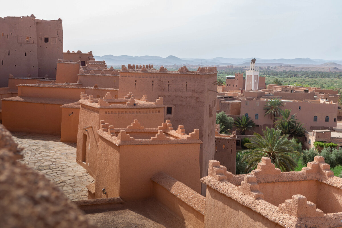 Dans la kasbah Taourirt  à Ouarzazate