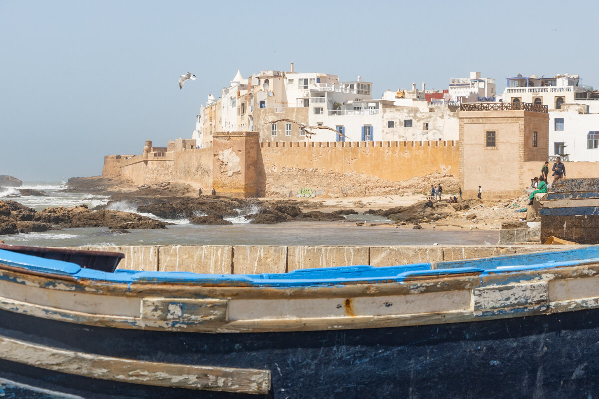 Vue sur Essaouira au Maroc