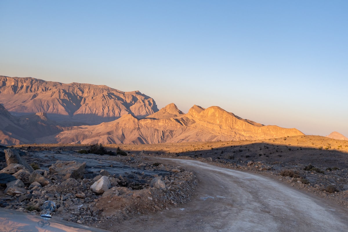 Route vers le Jebel Shams
