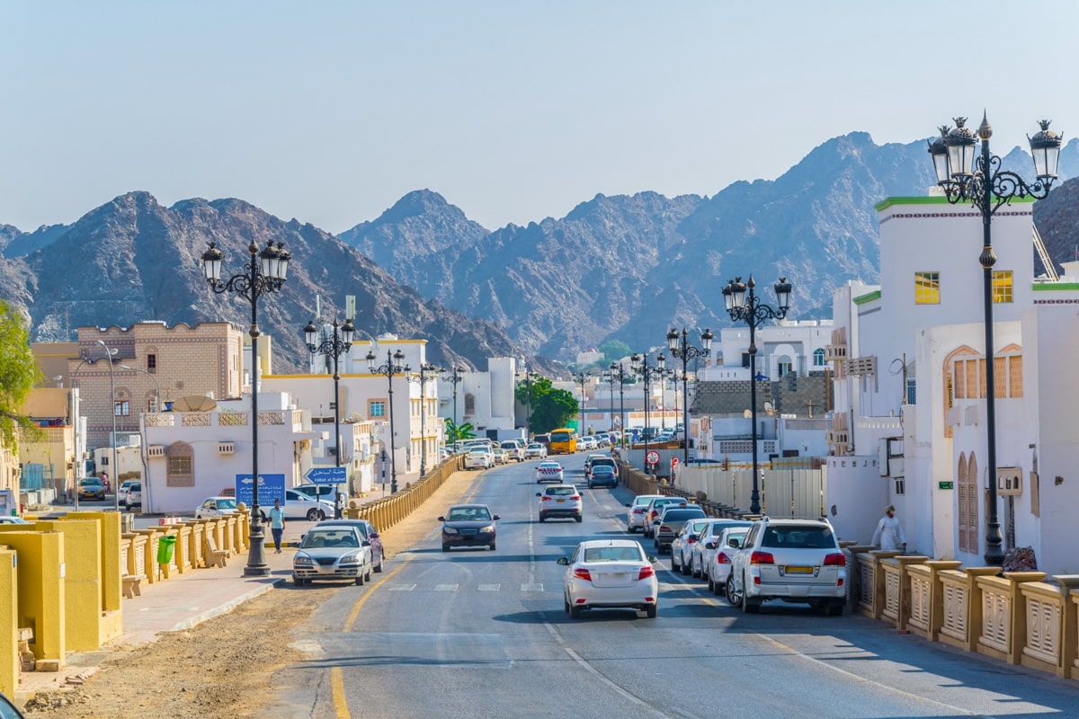 route à Mascate, Oman
