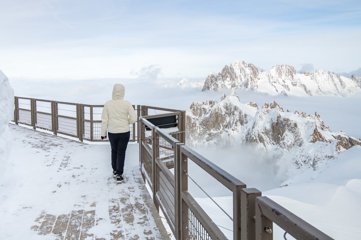 Passerelle Aiguille du Midi