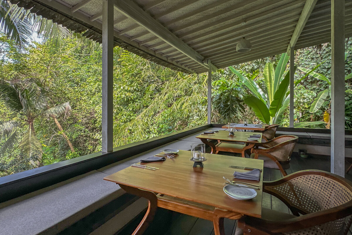Terrasse avec vue à l'Arcadia de Bali