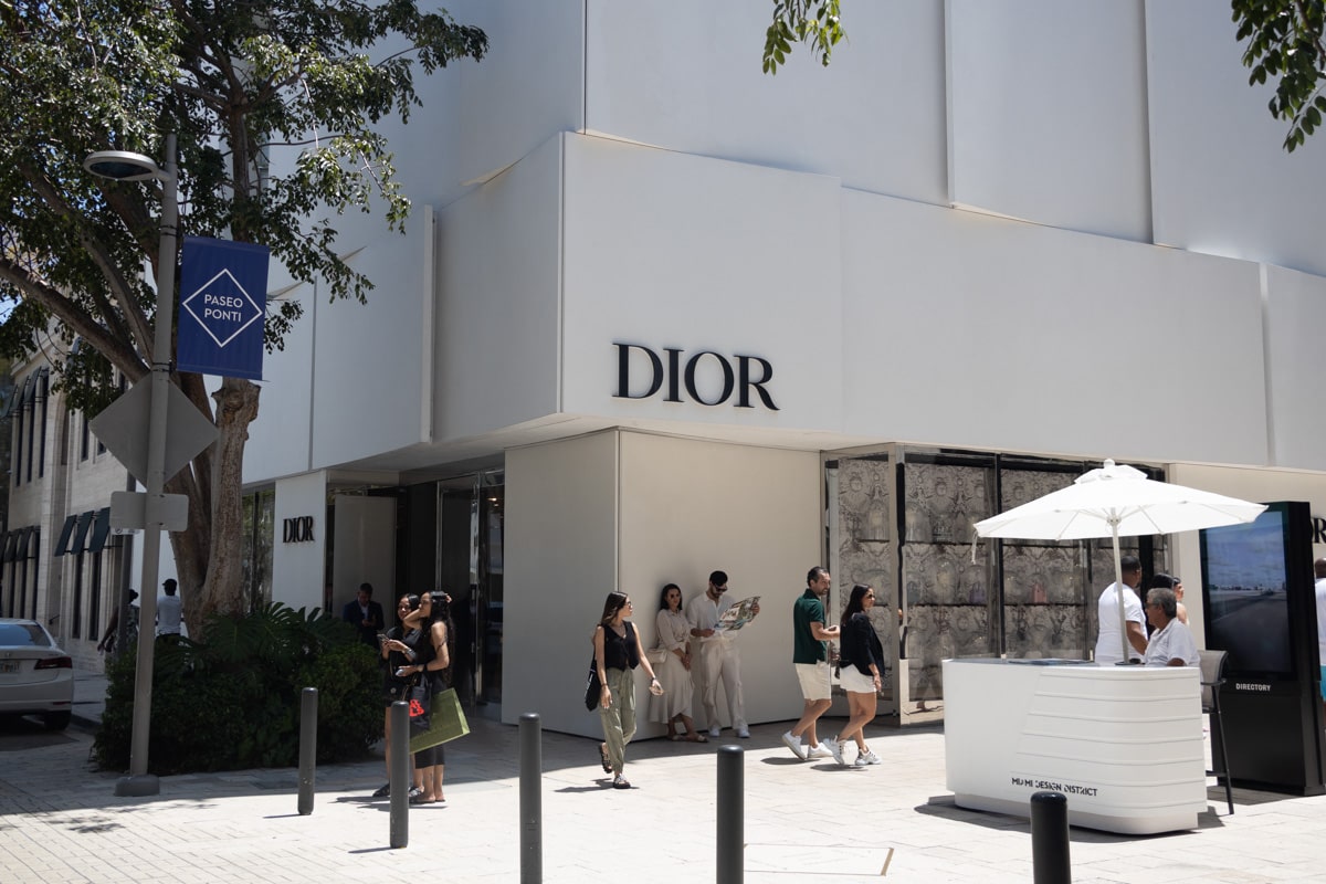 Boutique Dior à Design District à Miami