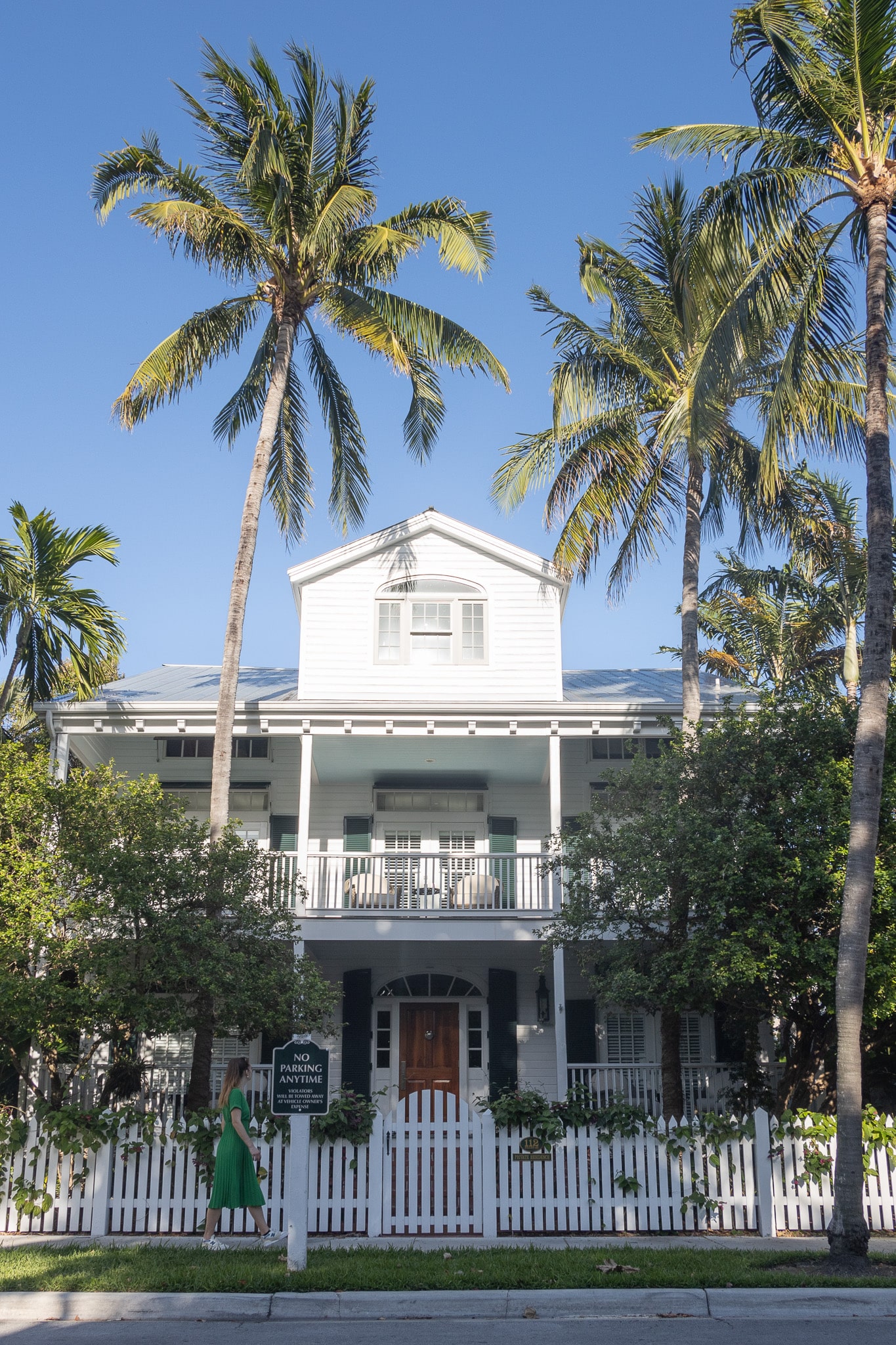 devant d'une maison blanche à key west