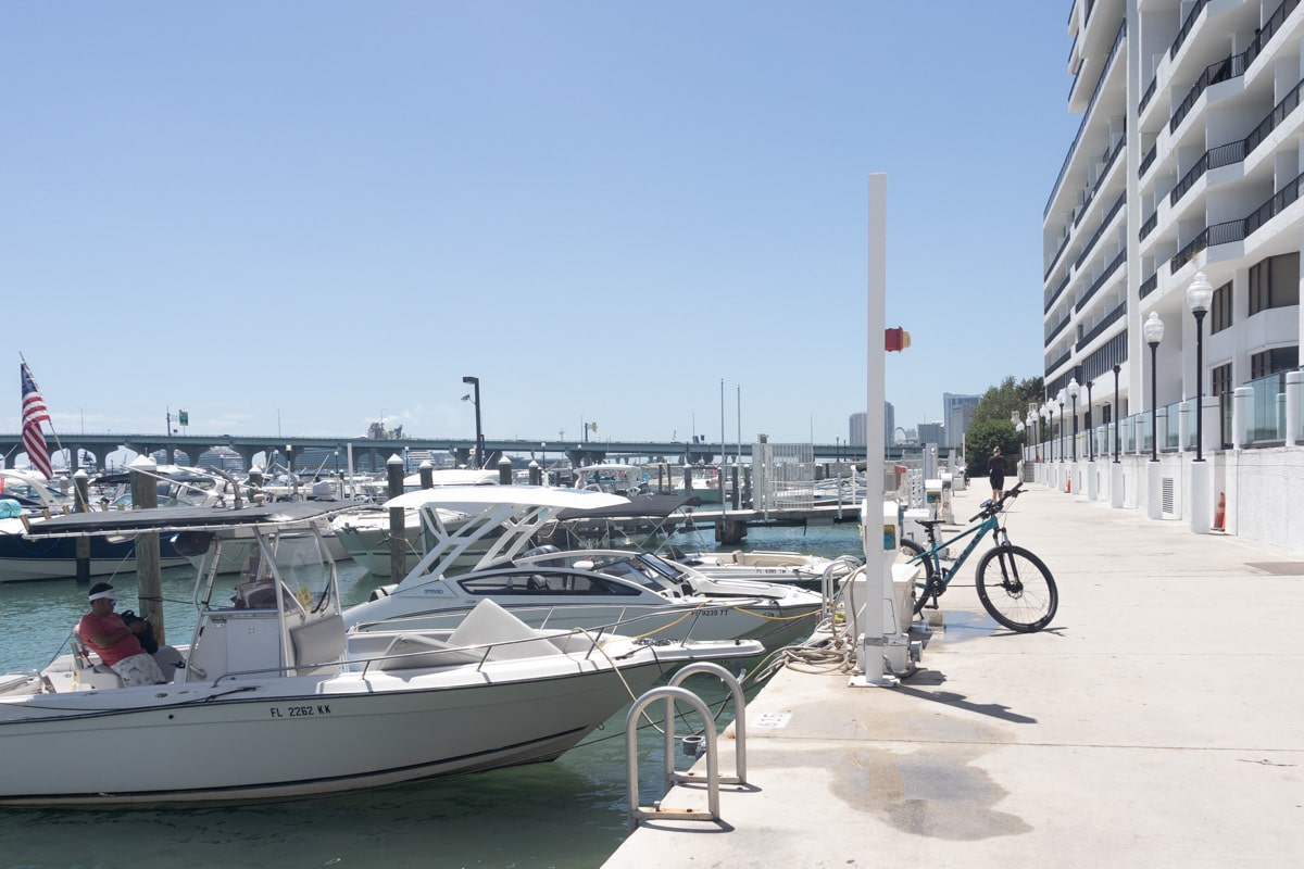 Marina de Miami au retour