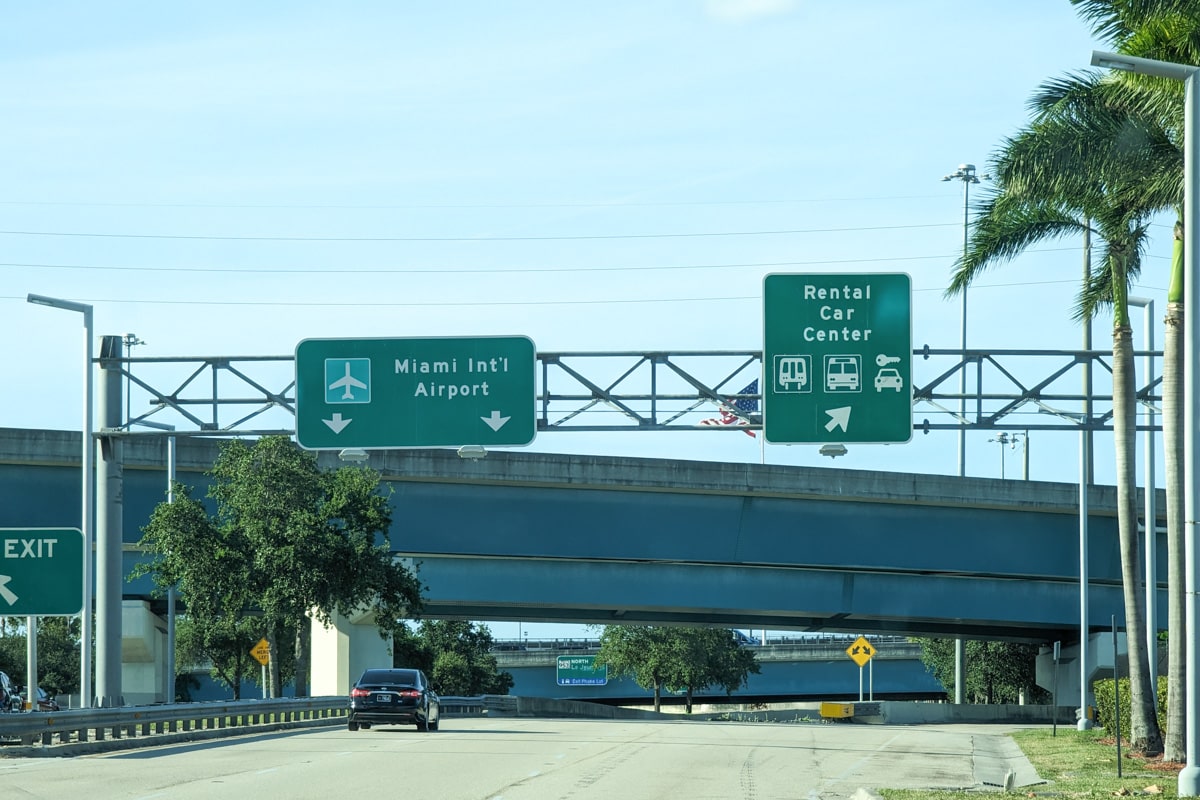 Panneau Miami airoport