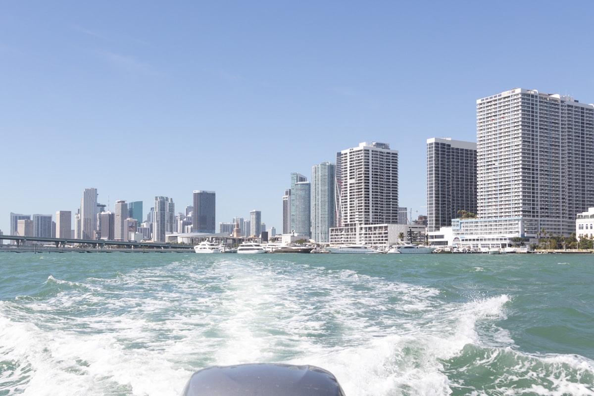 Sortie du port à Miami