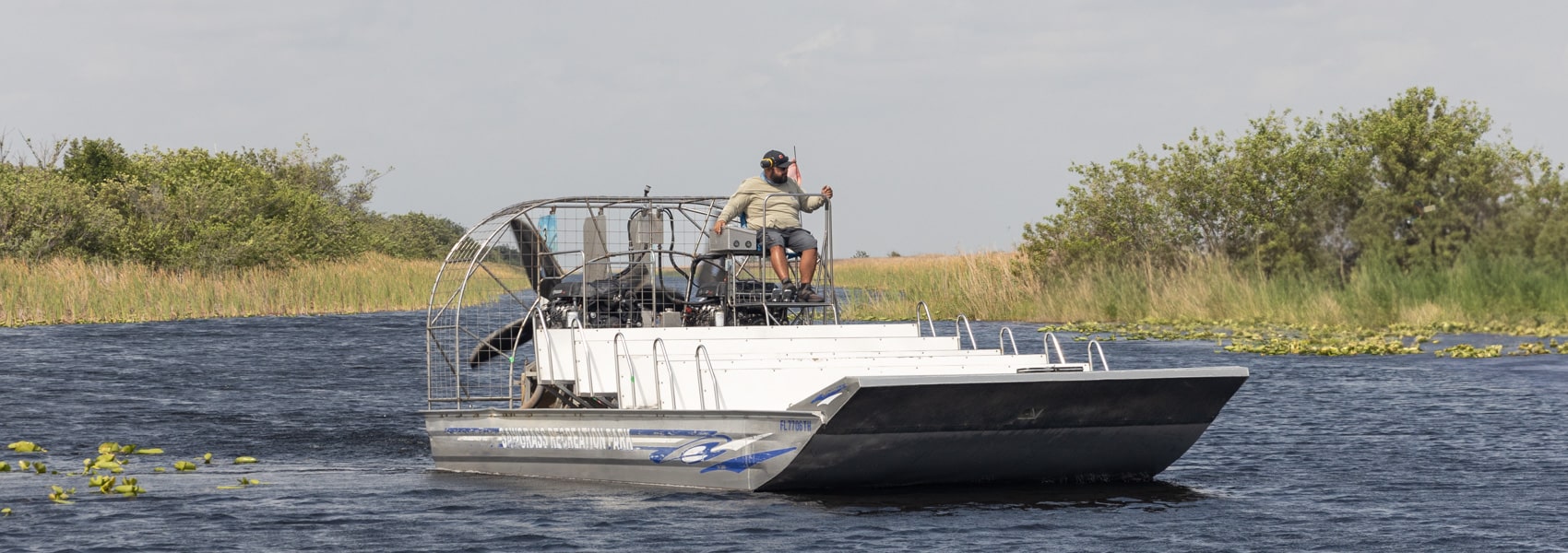 Hydroglisseur dans les Everglades