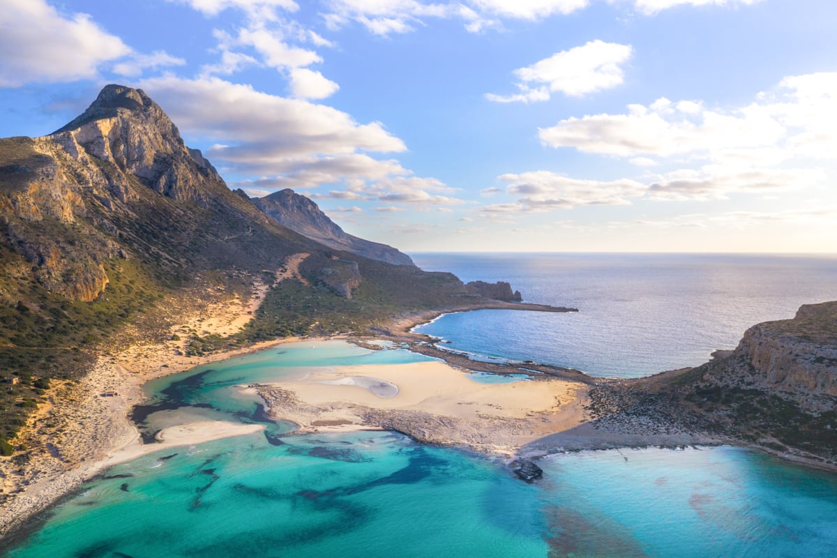 Lagon de Balos en Crète