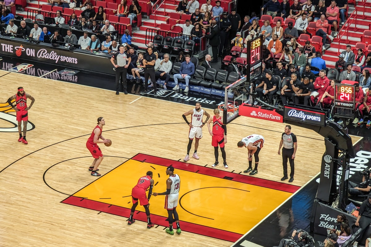 Match de NBA à Miami