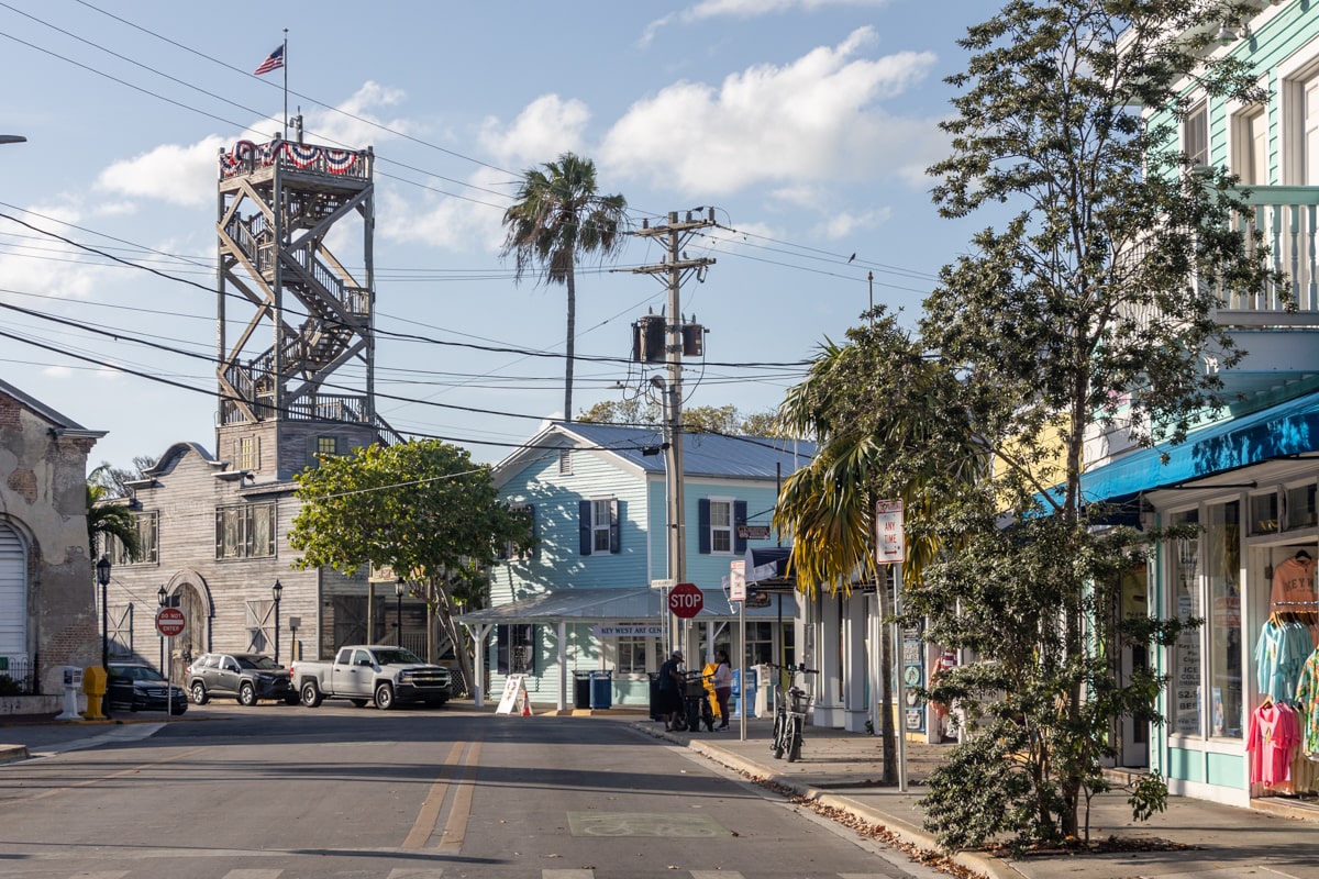 Une rue à Key West