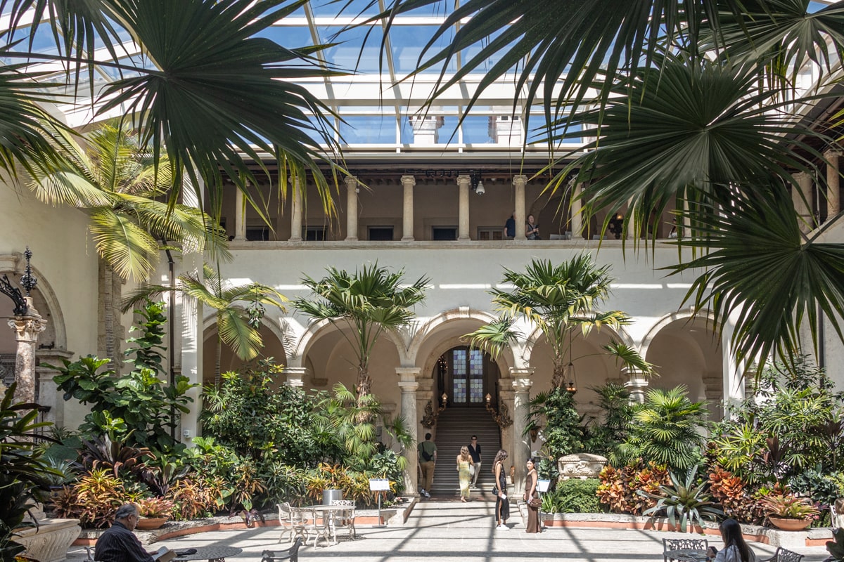 Pièce principale de la Vizacaya Museum à Miami