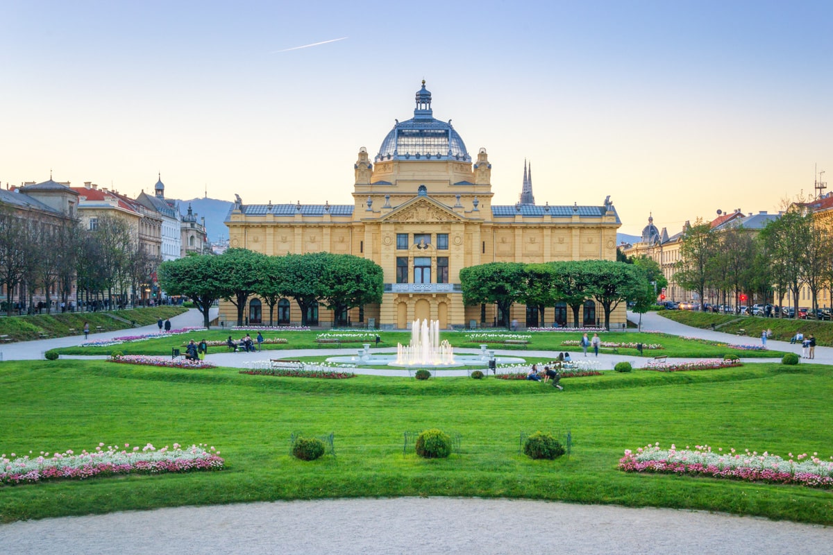 Parc de Zagreb en Croatie