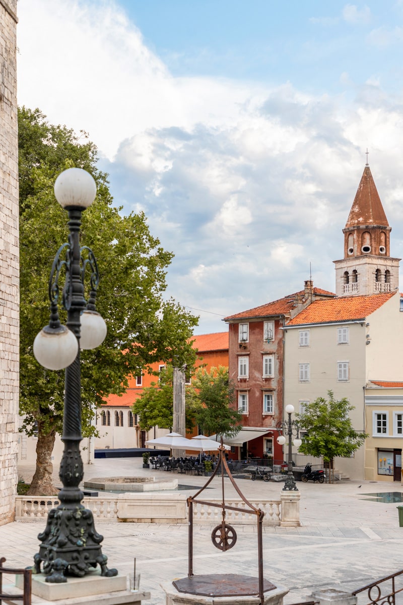 Puit dans la ville de Zadar