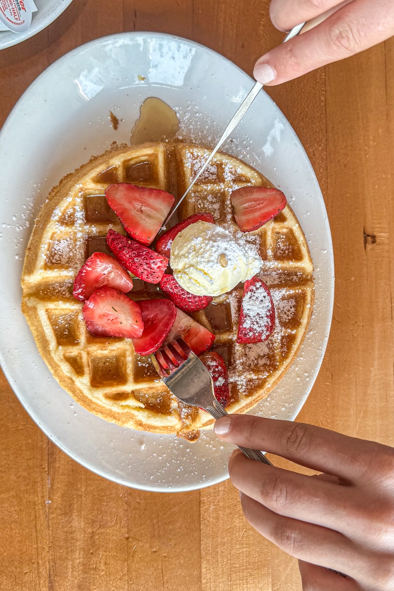 Gaufre au Big Pink à Miami