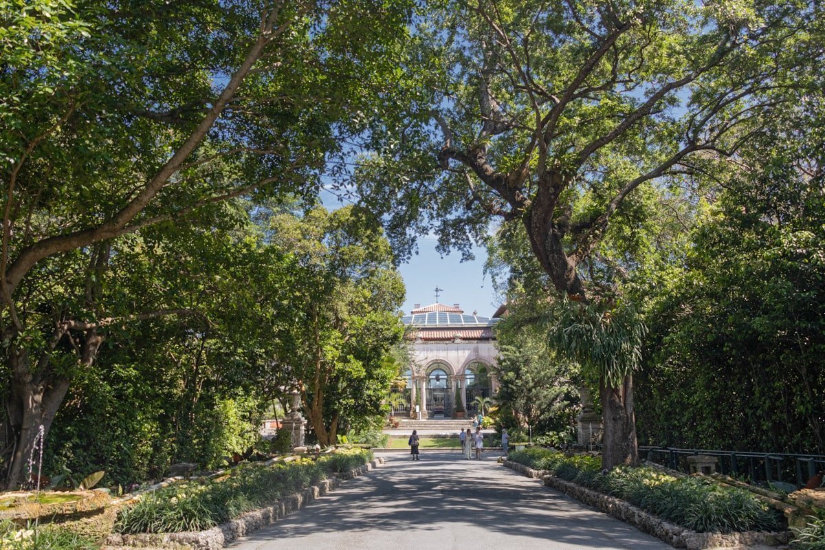 Allée d'entrée de la villa Vizcaya