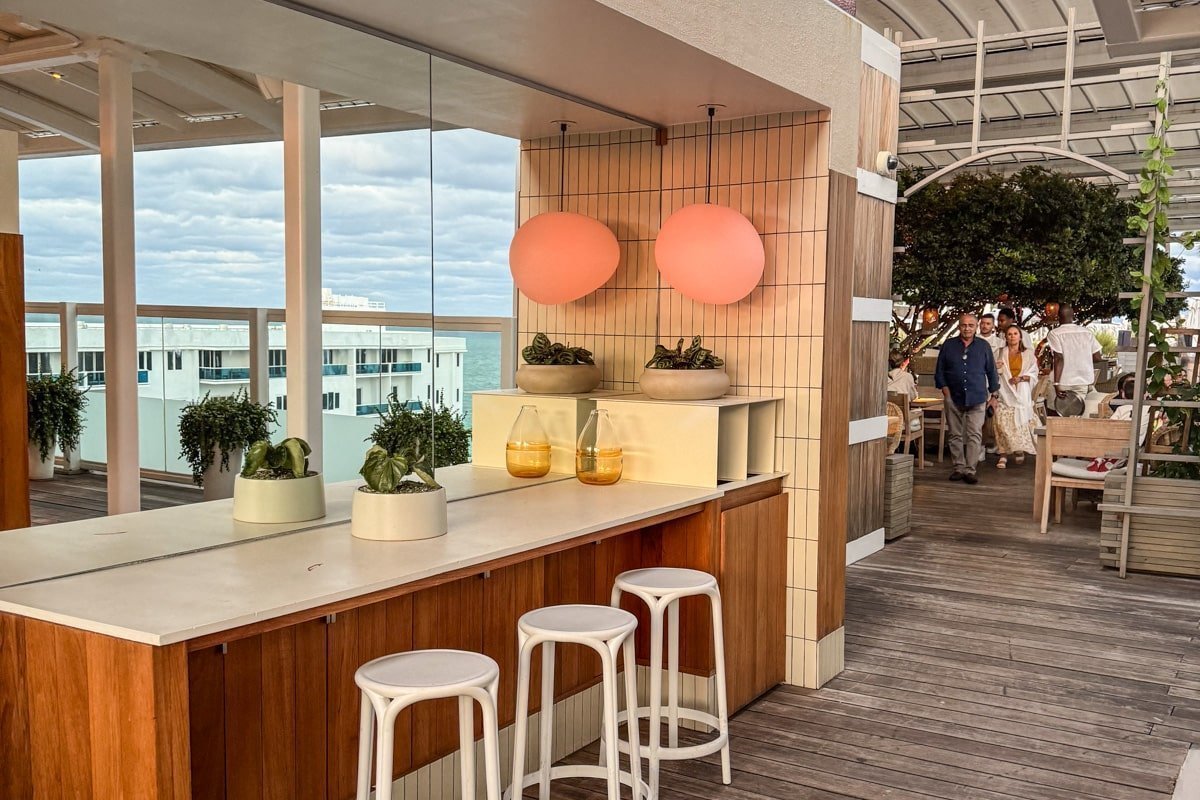 Terrasse du rooftop du 1 Hotel