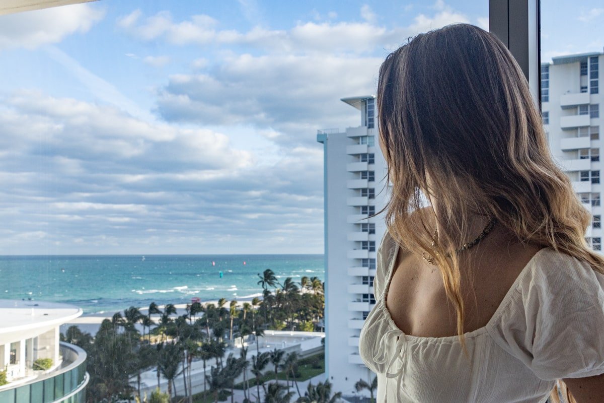 Vue depuis une chambre de l'hôtel Edition