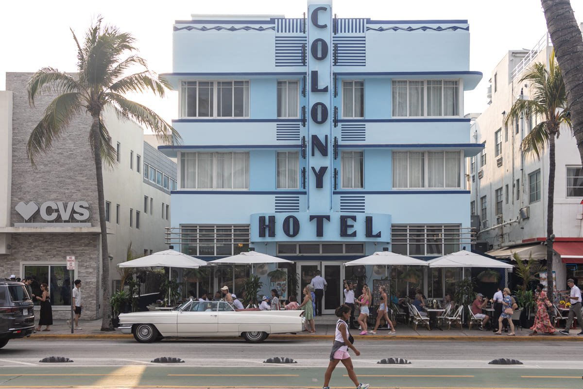 Colony Hotel à Ocean Drive