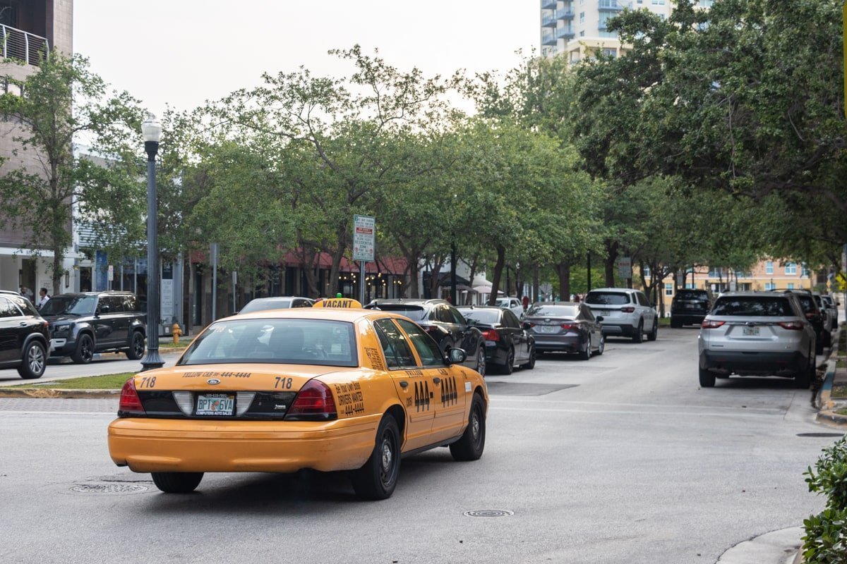 Taxi à Ocean Drive