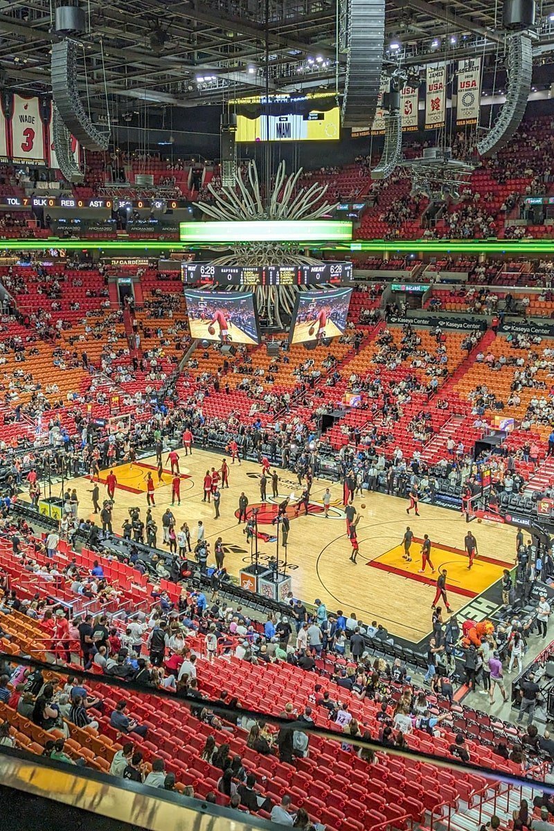 Terrain de basket NBA