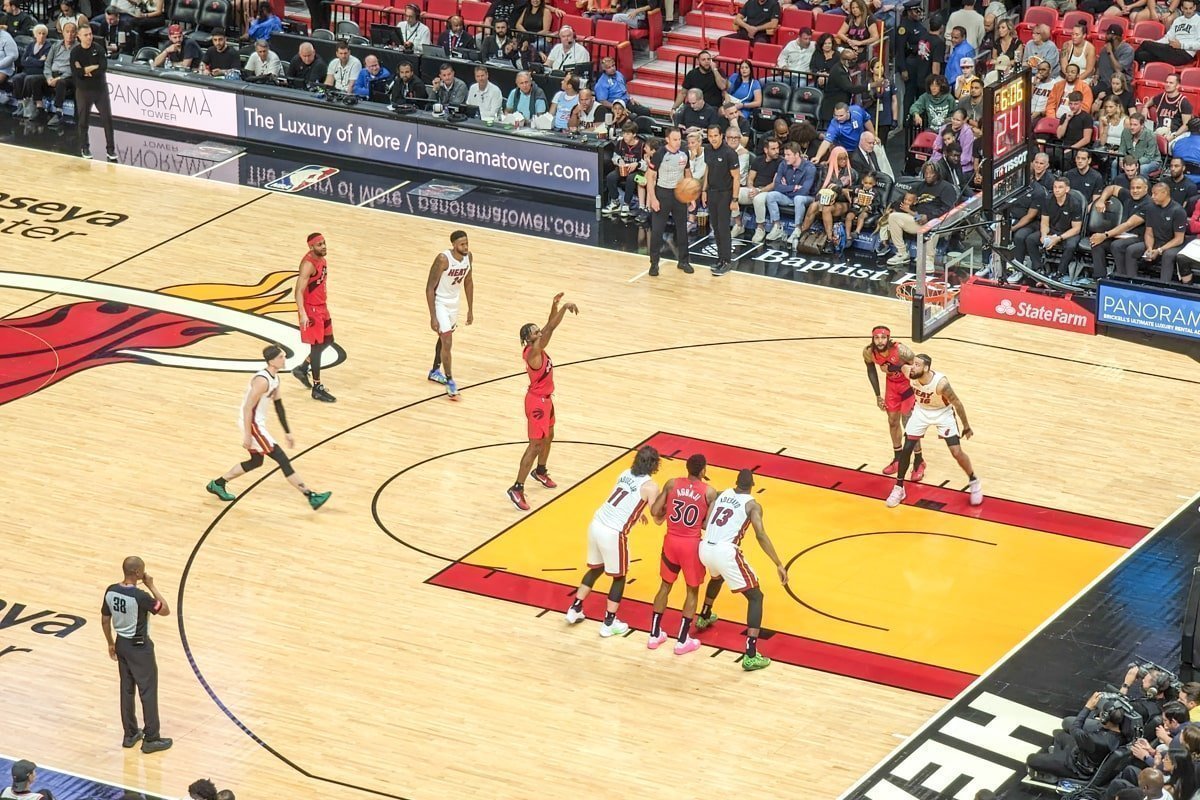 Tir d'un joueur de NBA
