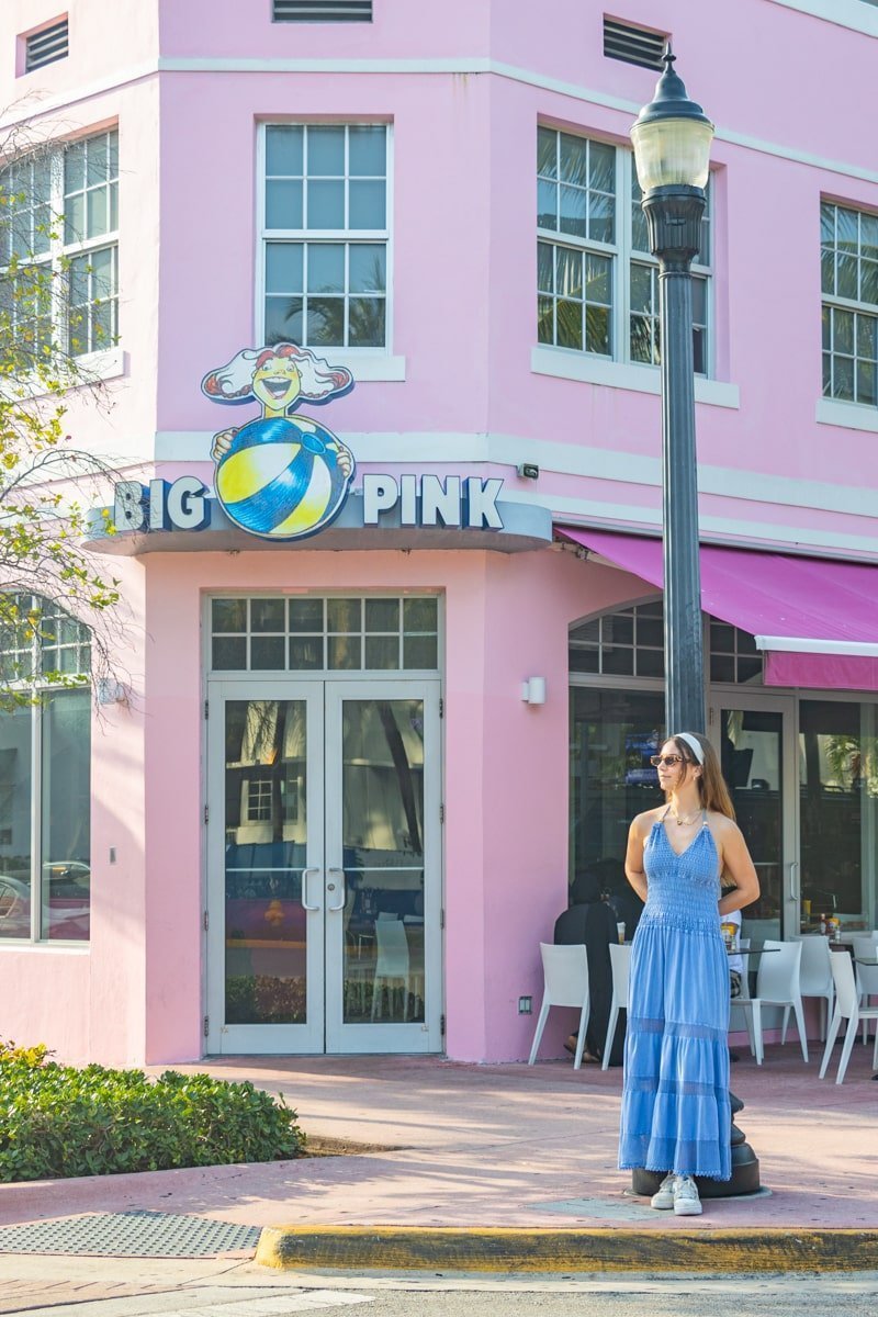 Devanture du Big Pink