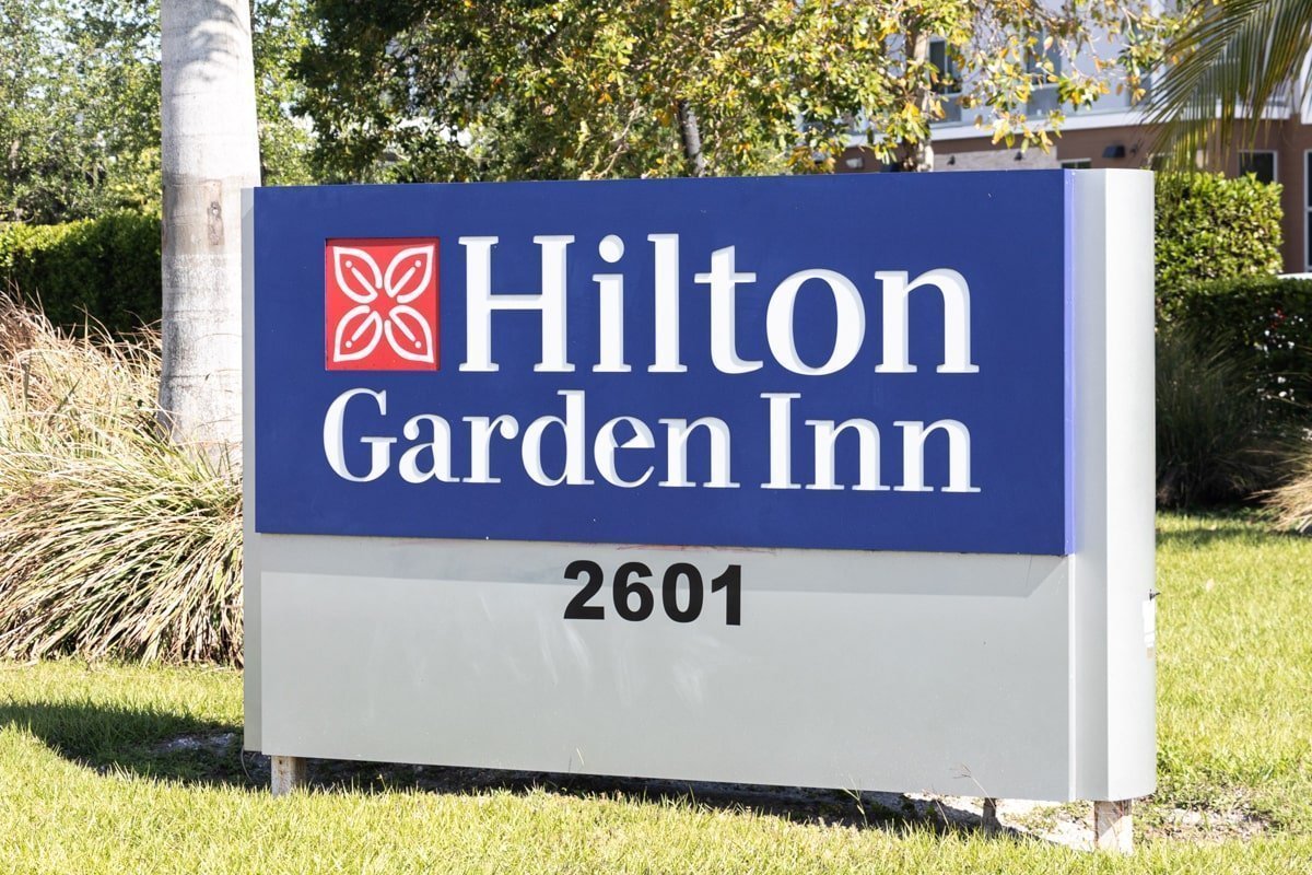 Accueil de l'hôtel Hilton Gardenn Inn