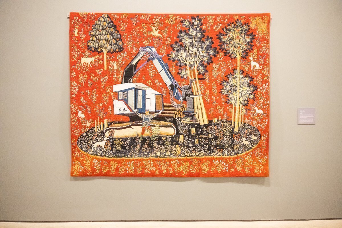 Peinture sur la déforestation