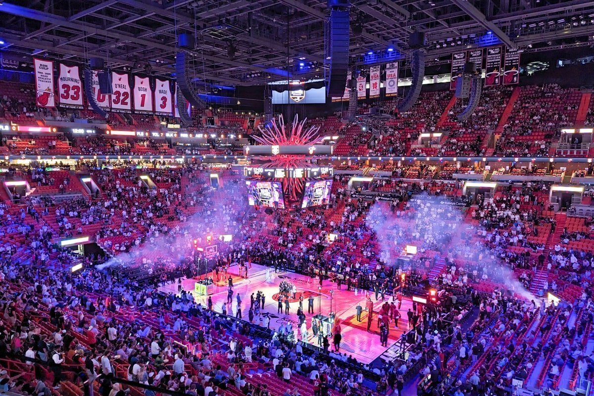 Show avec de la fumée