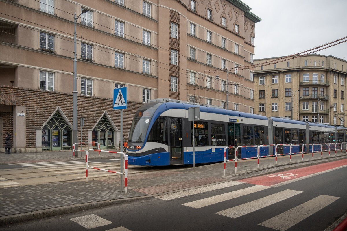 Tramway à Cracovie