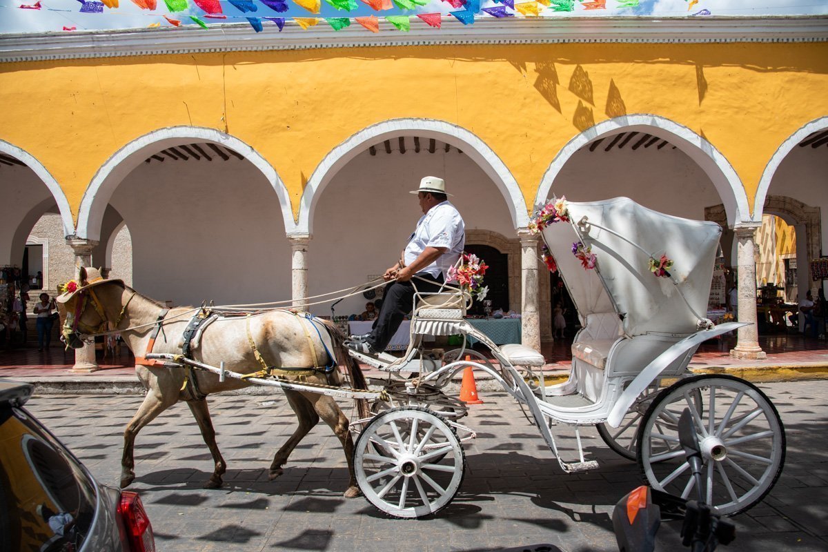 Calèche à Izamal