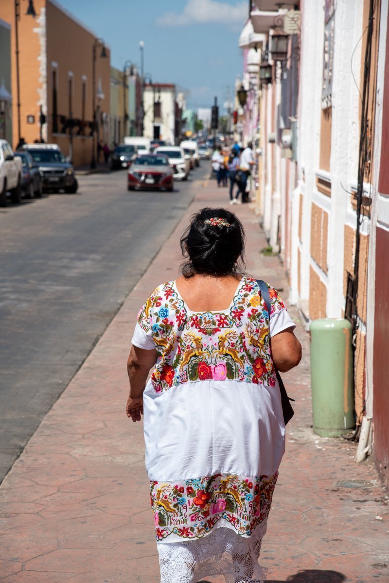 Mexicaine dans les rues