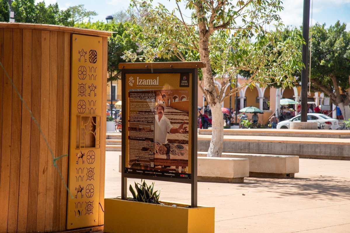 Panneau des parcs d'Izamal