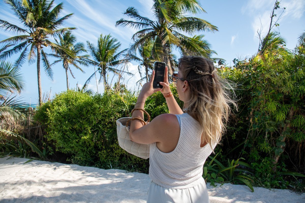 Photo de la plage de Tulum