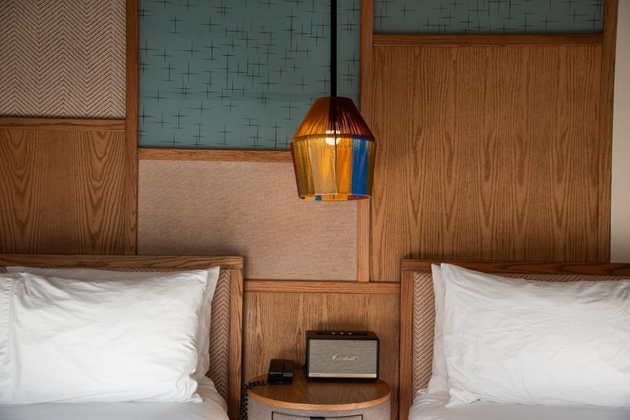 Tête du lit du Aloft Hotel